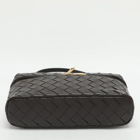 Bottega Veneta Bang Bang Brown Intrecciato Leather Vanity Case - Picture 6 of 7
